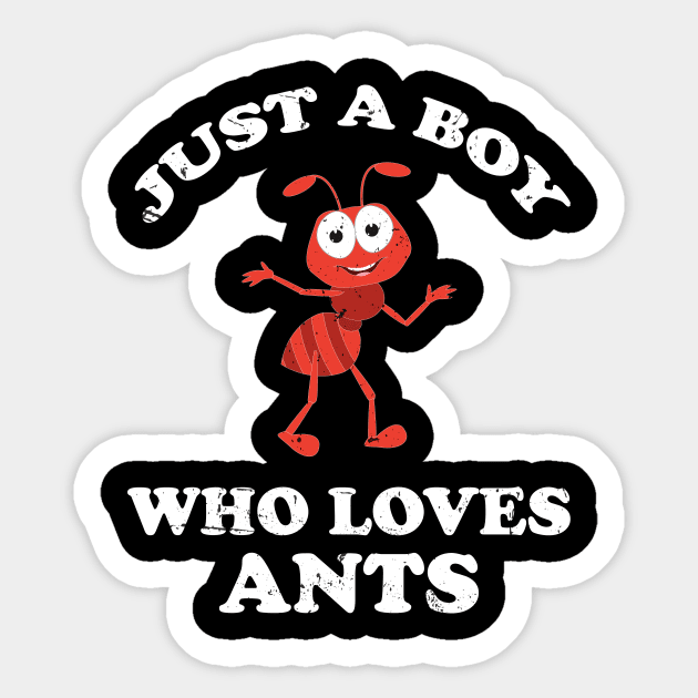 Cool Ant For Men Boys Kids Ant Farm Entomology Ants Insect Sticker by KRMOSH